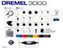 Imagen de MINI TORNO DREMEL 3000 + FLEXIBLE + 30 ACCESORIOS